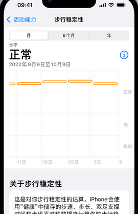 武胜iPhone手机维修如何在iPhone开启'步行稳定性通知'