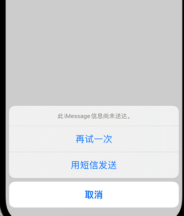 武胜apple维修iPhone上无法正常发送iMessage信息